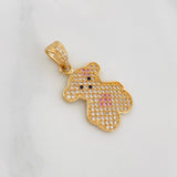 Dije Oso 2.5g / 1 in Oro Amarillo 18K