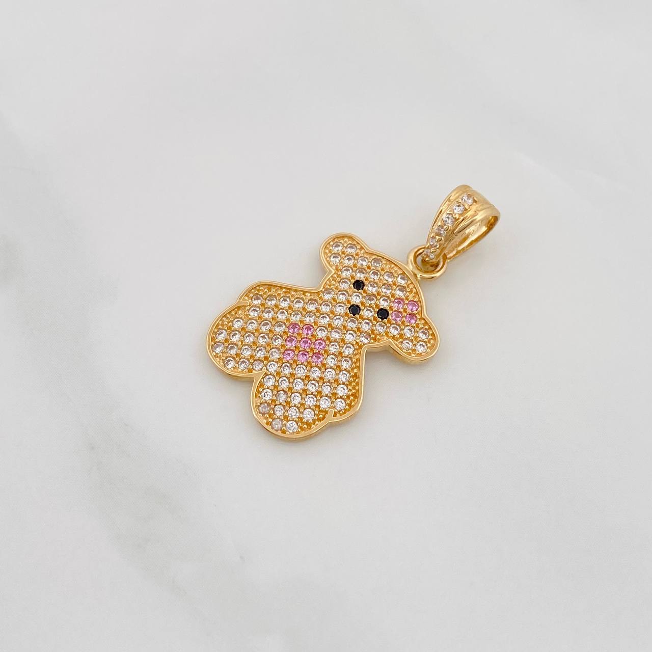 Dije Oso 2.5g / 1 in Oro Amarillo 18K