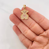 Dije Oso 2.5g / 1 in Oro Amarillo 18K