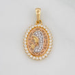 Dije Virgen Maria 2.4g / 1 in Tres Oros 18K