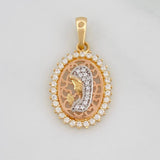 Dije Virgen Maria 2.4g / 1 in Tres Oros 18K
