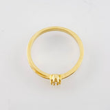 Anillo Solitario 2gr / T6 / Oro Amarillo 18K ©