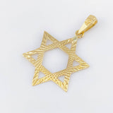 Dije Estrella De David 1.95gr / 1 1/2 in / Oro Amarillo 18K ©