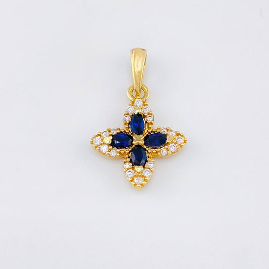 Dije Flor 1.7gr / 3/4 in / Oro Amarillo 18K ©