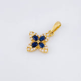 Dije Flor 1.7gr / 3/4 in / Oro Amarillo 18K ©