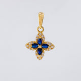 Dije Flor 1.7gr / 3/4 in / Oro Amarillo 18K ©