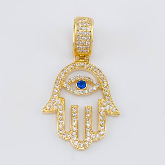 Dije Mano Hamsa 5.15gr / 1 1/2 in / Oro Amarillo 18K ©