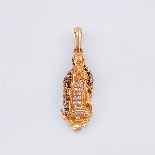 Dije Virgen Guadalupe 2.4gr / 1 in / Oro Rosa 18K ©
