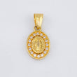 Pendant Miraculous Virgin 0.75gr / 1/2 in / Yellow Gold 18K ©