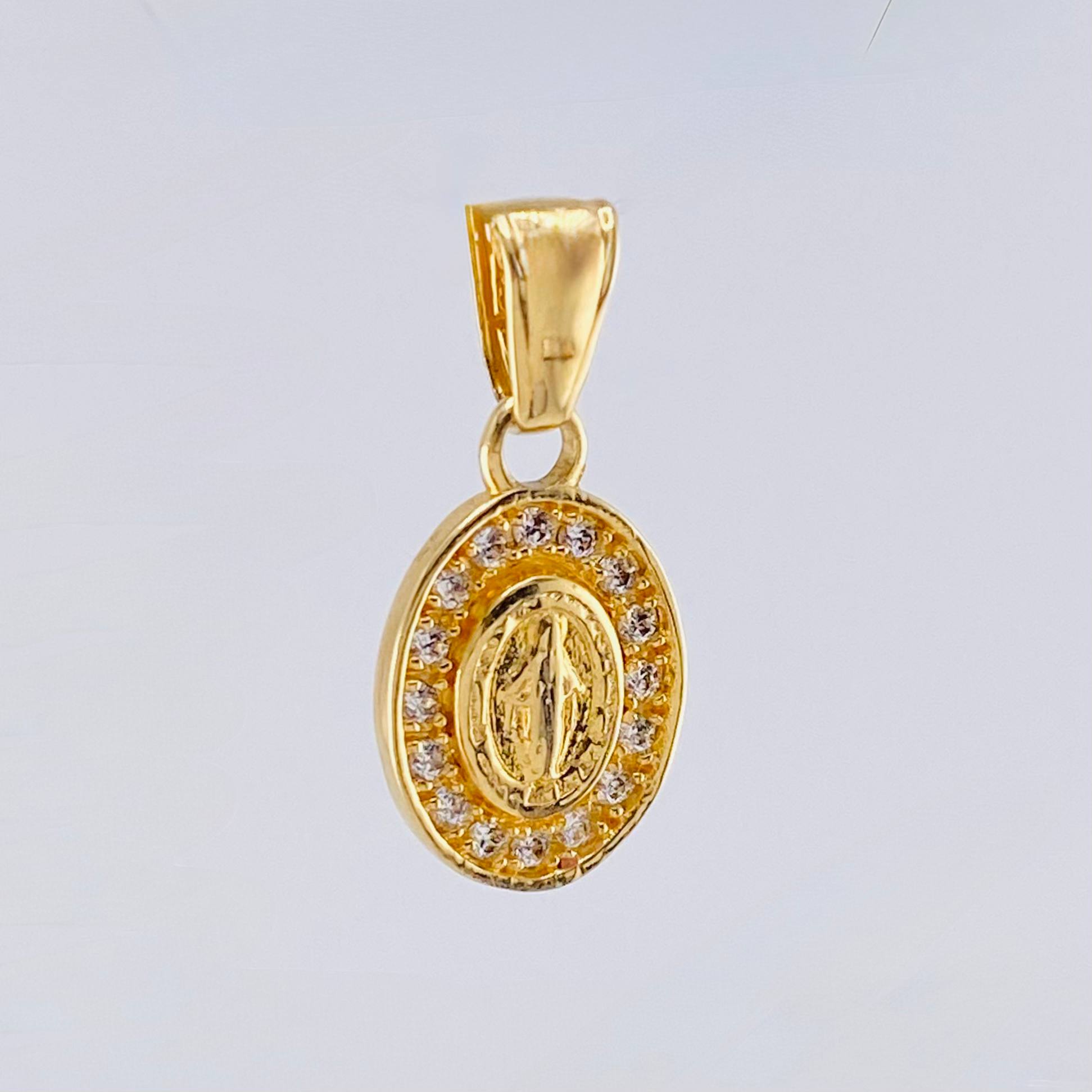 Pendant Miraculous Virgin 0.75gr / 1/2 in / Yellow Gold 18K ©
