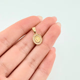 Pendant Miraculous Virgin 0.75gr / 1/2 in / Yellow Gold 18K ©