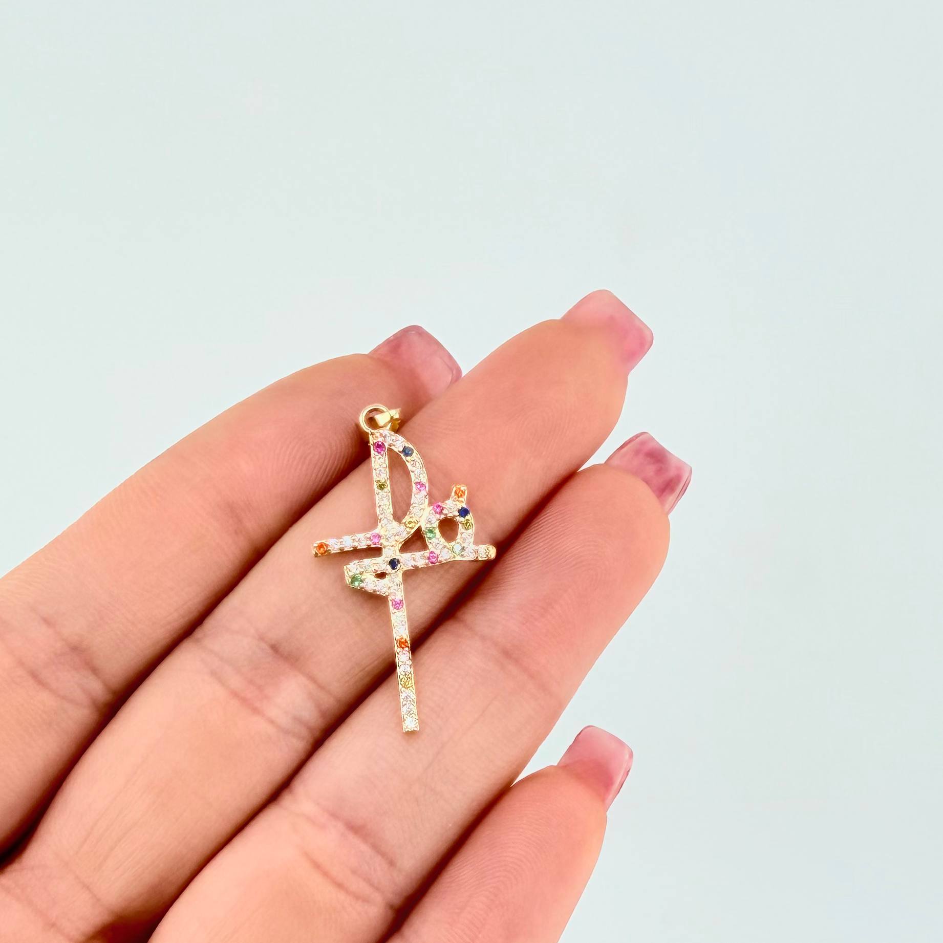 Dije Fe 1.45gr / 1 1/2 in / Oro Amarillo 18K *