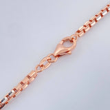 Cadena Veneciana 31.95gr / 27 1/2 in / Dos Oros Blanco Rosa +3 18K &