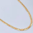 Cadena Escalera Plana 5.7gr / 20 in / Tres Oros +3 18K &