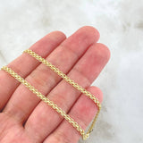 Cadena China 7.2gr / 23 1/2 in / Oro Amarillo +1 18K *