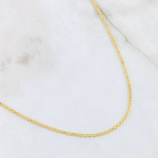 Cadena China 3.3gr / 19 3/4 in / Oro Amarillo +1 18K *