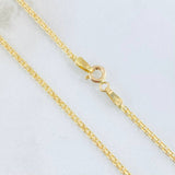 Cadena China 3.8gr / 23 1/2 in / Oro Amarillo +1 18K