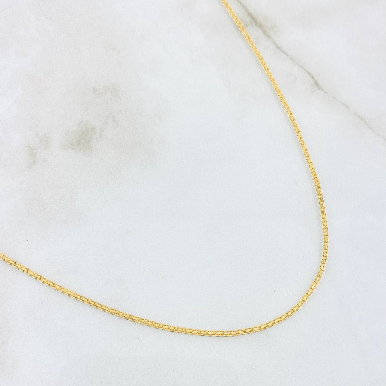 Cadena China 3.1gr / 23 1/2 in / Oro Amarillo +1 18K
