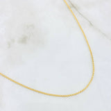 Cadena China 3.1gr / 23 1/2 in / Oro Amarillo +1 18K *