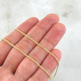 Cadena China 3.1gr / 23 1/2 in / Oro Amarillo +1 18K *
