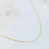 Cadena Veneciana 1.25gr / 15 3/4 in / Oro Amarillo +3 18K *