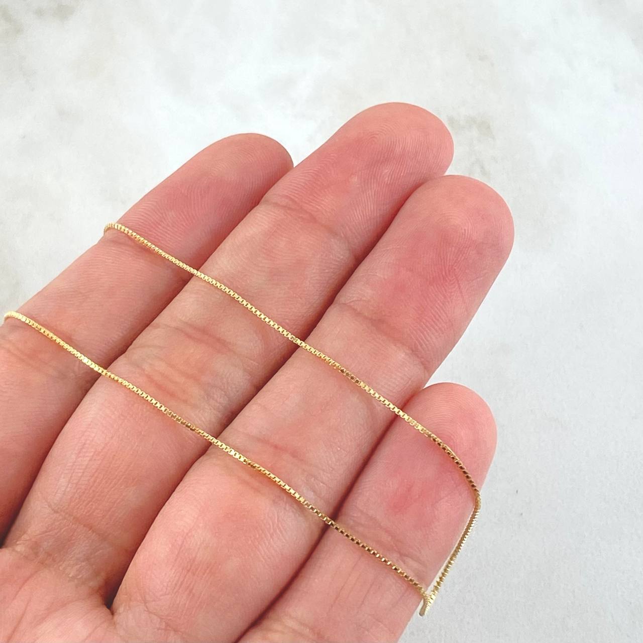 Cadena Veneciana 1.25gr / 15 3/4 in / Oro Amarillo +3 18K *