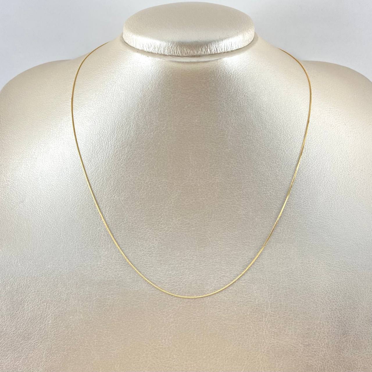 Cadena Veneciana 0.95gr / 17 3/4 in / Oro Amarillo +3 18K *