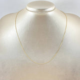 Cadena Veneciana 0.95gr / 17 3/4 in / Oro Amarillo +3 18K *
