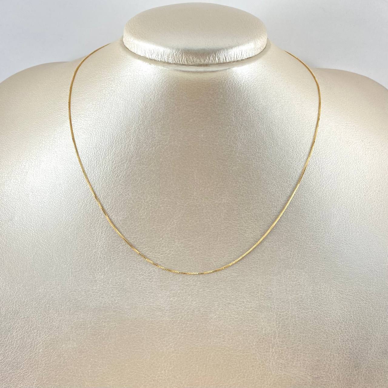 Cadena Veneciana 1.25gr / 15 3/4 in / Oro Amarillo +3 18K *