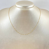 Cadena Veneciana 1.25gr / 15 3/4 in / Oro Amarillo +3 18K *