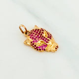 Pendant Panther Face 2.95 g / 1 in 18K Yellow Gold