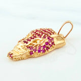 Pendant Panther Face 2.95 g / 1 in 18K Yellow Gold