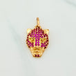 Pendant Panther Face 2.95 g / 1 in 18K Yellow Gold