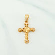 Clover Cross Pendant 1.85 g / 1 1/4 in 18K Yellow Gold