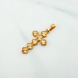 Clover Cross Pendant 2.7 g / 1 1/2 in 18K Yellow Gold