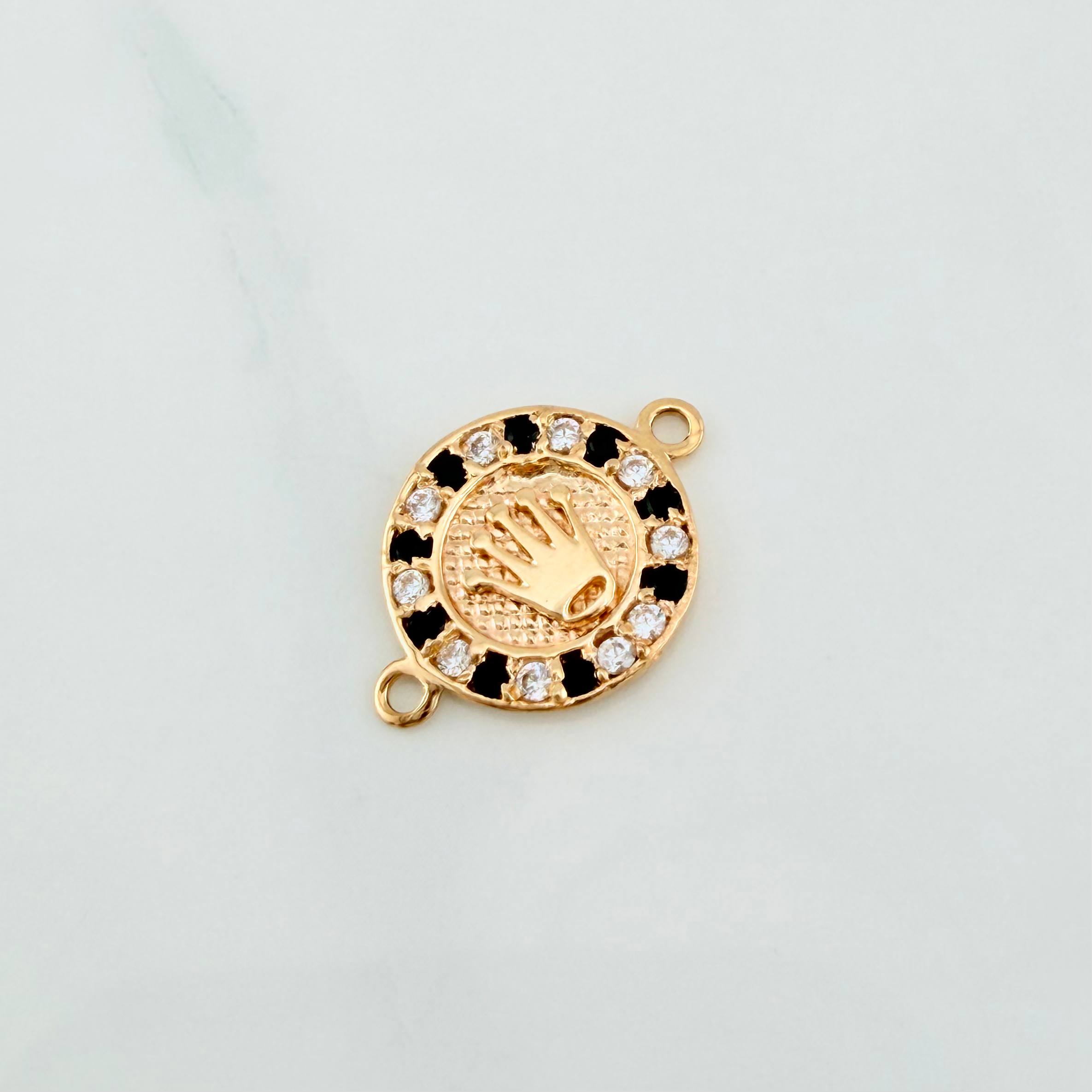Charm Corona 1.35 g / 3/4 in Yellow Gold 18K