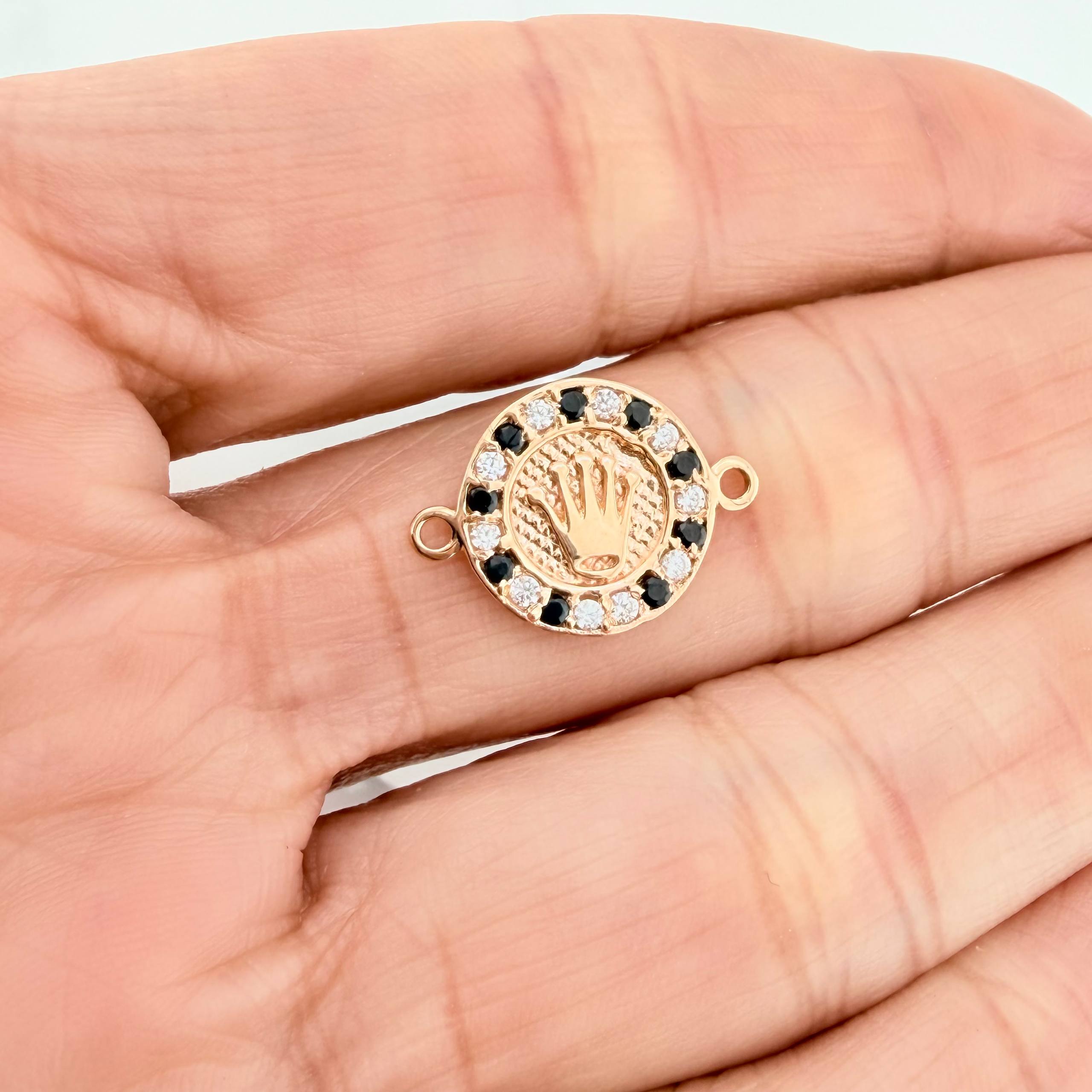 Charm Corona 1.35 g / 3/4 in Yellow Gold 18K