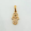 Dije Mano Hamsa 1.15 g / 3/4 in Oro Amarillo 18K