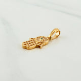 Dije Mano Hamsa 1.15 g / 3/4 in Oro Amarillo 18K