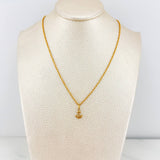 Rope Chain Set + Anchor Pendant / 1.15 g / 17 3/4 in 18K Yellow Gold