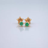 Topos Cuatro Garras 0.8gr / Oro Amarillo 18K $