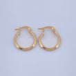 Candongas Clau 0.7gr / 1/2 in / Oro Amarillo 18K &