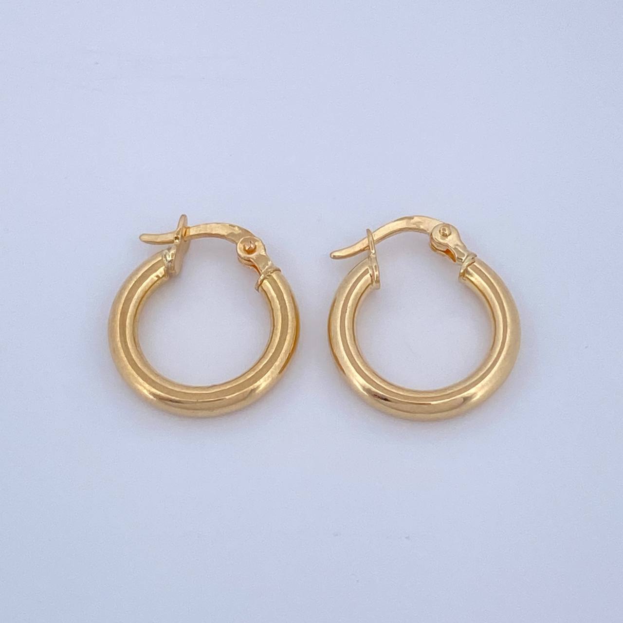 Candongas Jass 1.4gr / 3/4 in / Oro Amarillo 18K &