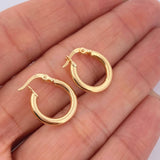 Candongas Jass 1.4gr / 3/4 in / Oro Amarillo 18K &