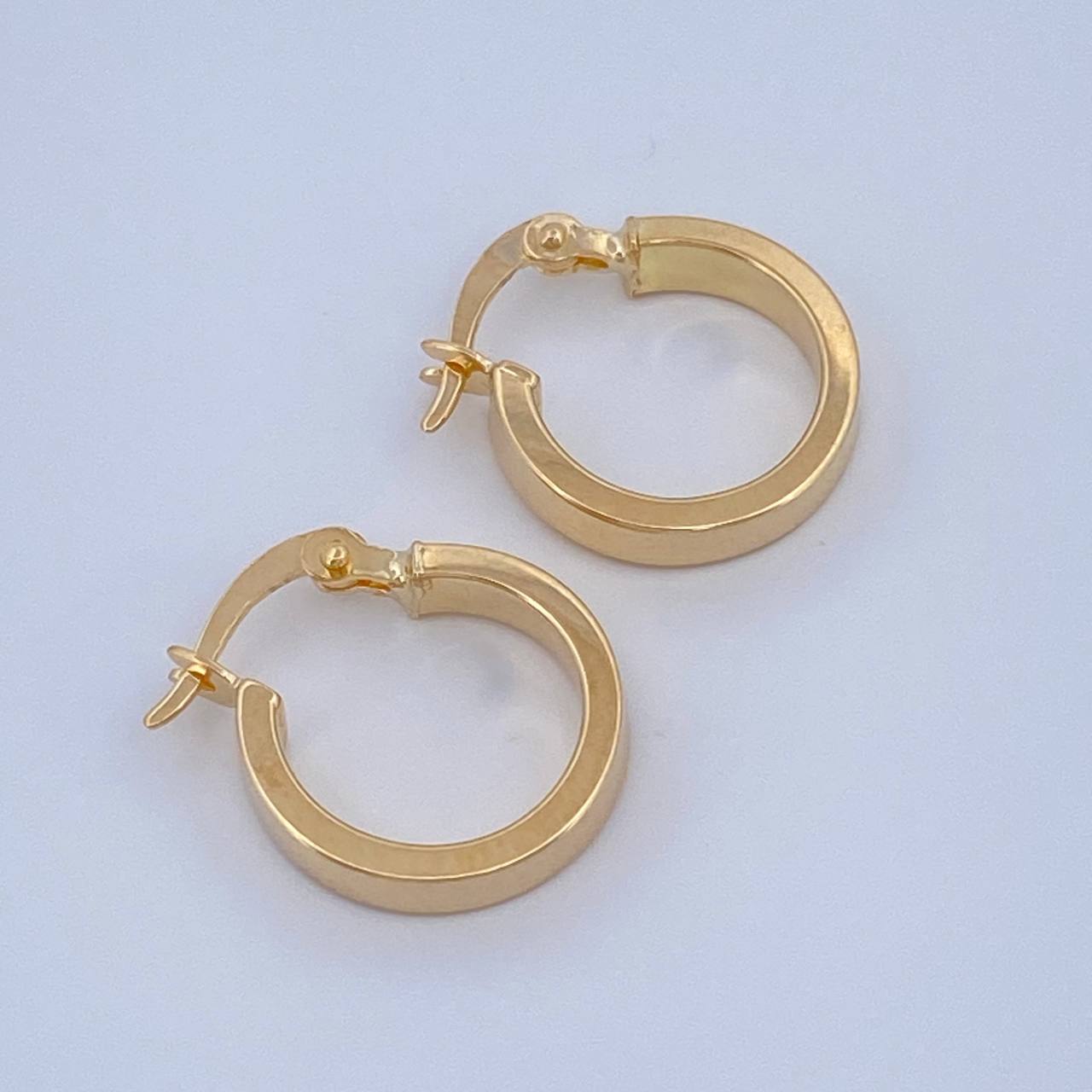 Candongas Diani 1.3gr / 1/2 in / Oro Amarillo 18K &