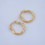 Candongas Kari 0.75gr / 1/2 in / Oro Amarillo 18K &