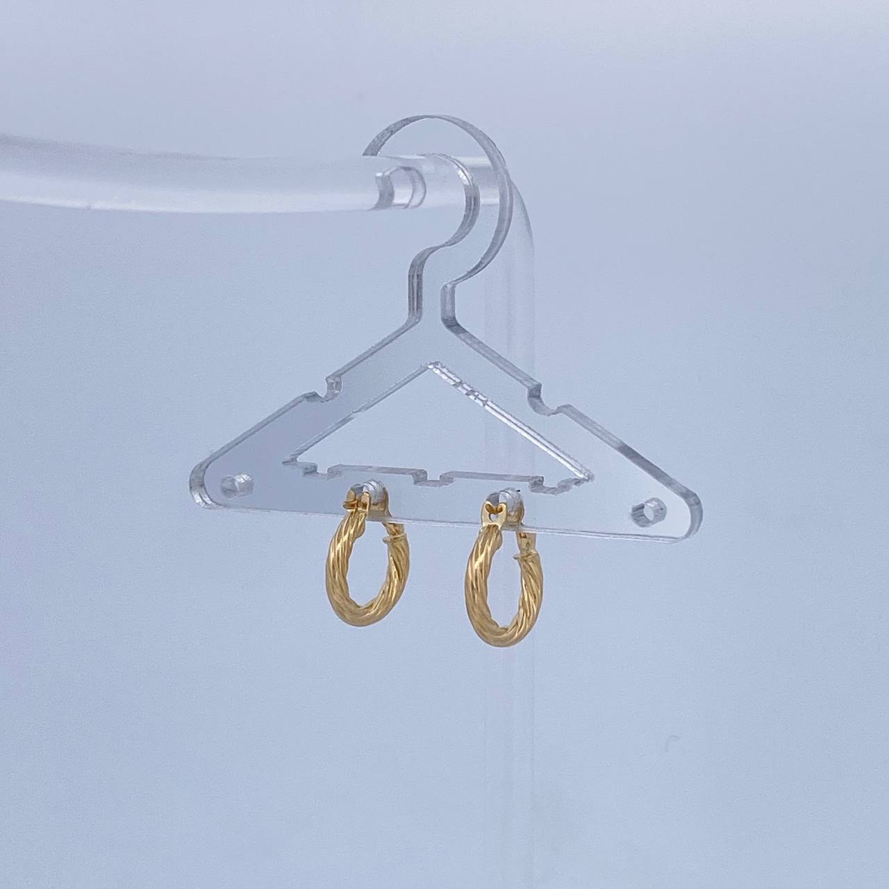 Candongas Ivy 1.5gr / 3/4 in / Oro Amarillo 18K &