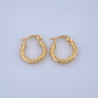 Candongas Ivy 1.5gr / 3/4 in / Oro Amarillo 18K &