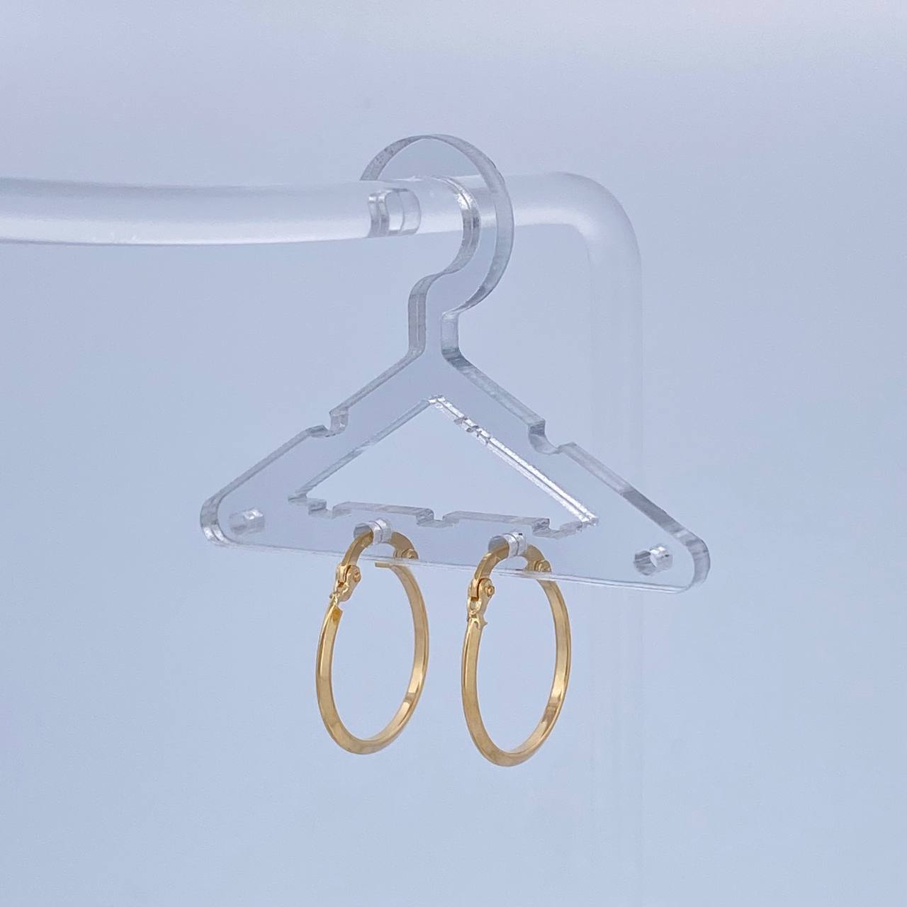 Candongas Clau 1gr / 3/4 in / Oro Amarillo 18K &