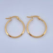 Candongas Clau 1gr / 3/4 in / Oro Amarillo 18K &